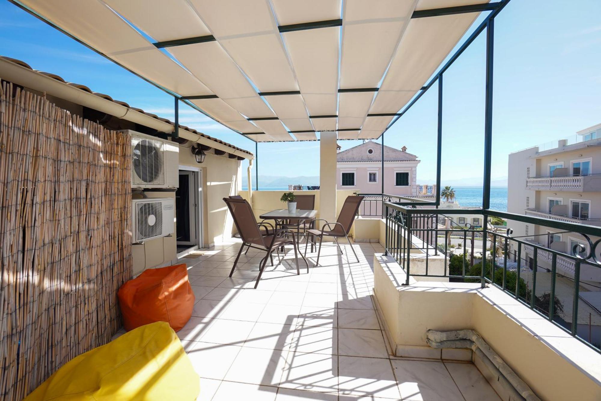 Anemomilos Sea View Penthouse Corfu  외부 사진