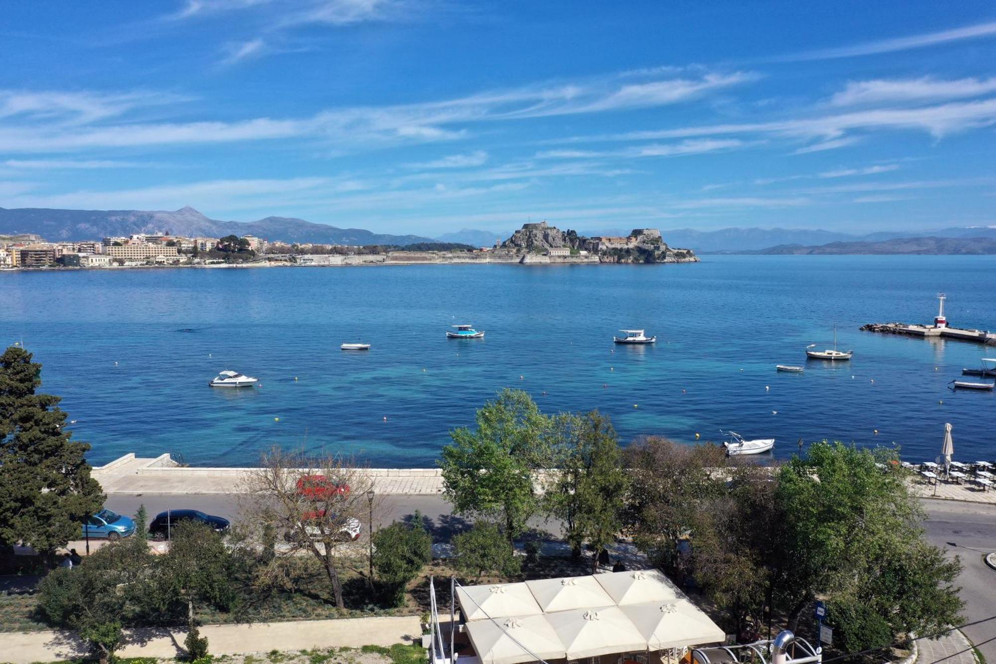 Anemomilos Sea View Penthouse Corfu  외부 사진
